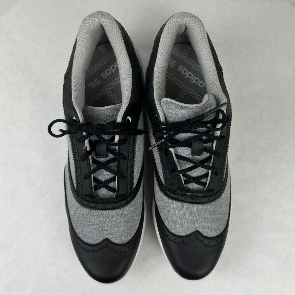 Adidas Adicross Womens Gray Black Wingtip Spikeless Golf Shoes Size 9.5 NEW - Picture 5 of 11
